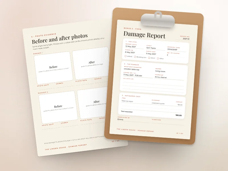 Damage Report Form