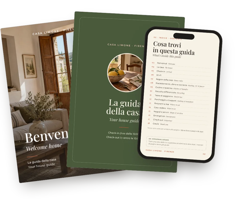 Welcome Book digitale + da stampare