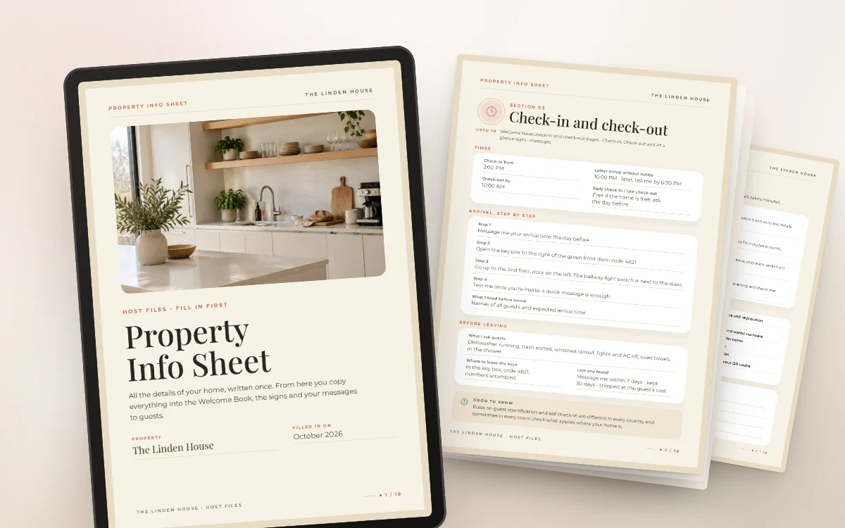 Property Info Sheet