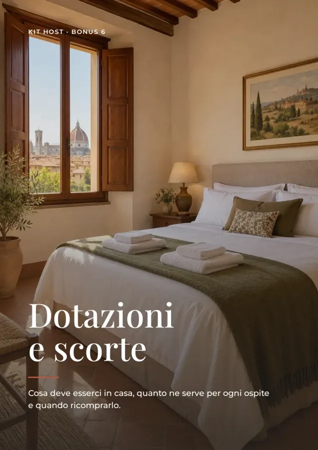 Checklist dotazioni e scorte