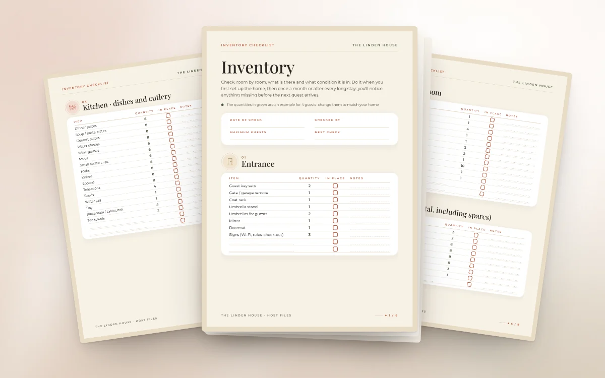 Inventory Checklist