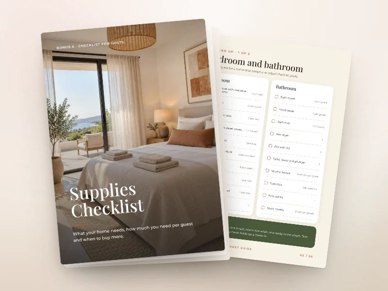 Supplies Checklist