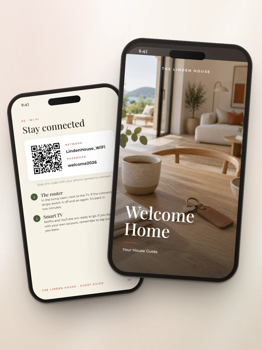 Phone Welcome Book